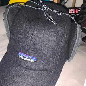 Patagonia Sherpa / Wool Ear Flap Cap Hat